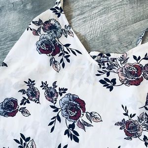 Silky Floral Tank Top